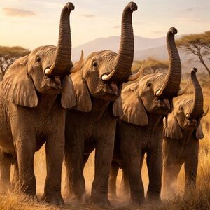 Elephant Art Print for Live Flyer